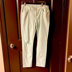 NWT 7 for all mankind mint jeans